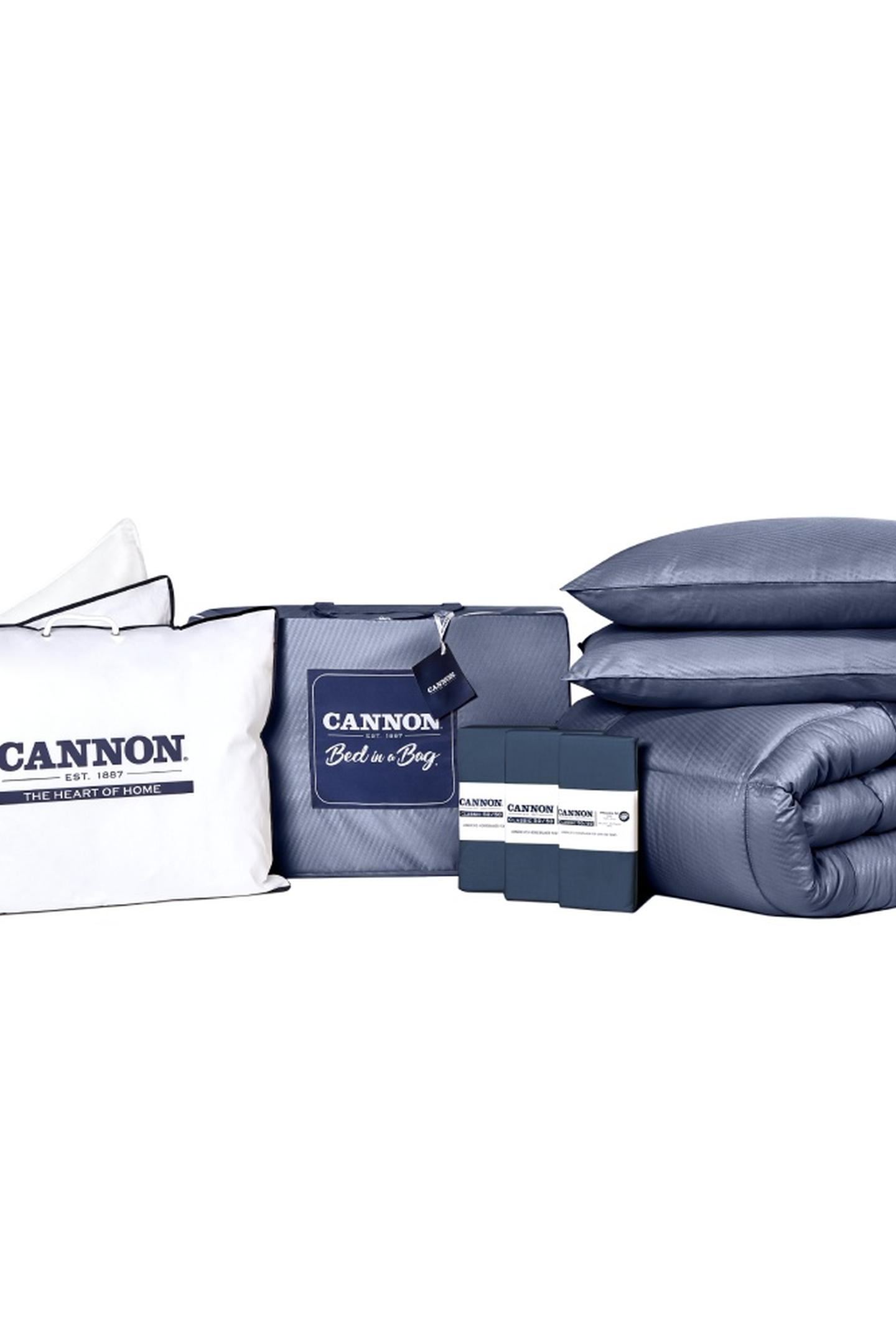 Bed in a Bag Διπλό Σετ 10τμχ Cannon, QUEEN, MIDDLE BLUE